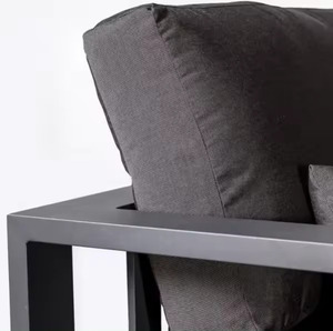 Meubles de salle à manger pour la maison Chaises noires en métal pour la décoration intérieure extérieure - Product Image 6