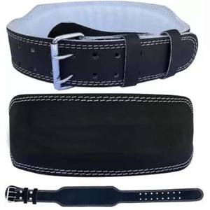 Cinturón de levantamiento de pesas de cuero genuino para hombres Cinturones de levantamiento de pesas de soporte de cintura deportivo - Product Image 4