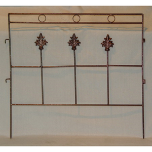 OEM Valla hecha a medida con diseño de flores de Grado Superior Hecho de metal Calidad duradera Cercado de jardín Usos por exportadores - Product Image 1