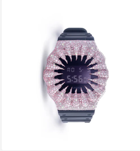 Reloj Personalizado de Lujo con Movimiento de Cuarzo, Acero Inoxidable y Diamantes, con Fecha Automática, Unisex - Product Image 1