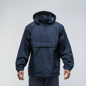 2025 Logo personnalisé hommes automne coupe-vent veste mince à capuche imperméable en plein air pour la randonnée Style décontracté avec fermeture à glissière - Product Image 1