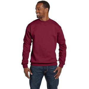 เสื้อสเวตเตอร์แบบสวมหัวคอลูกเรือเสื้อสเวตเตอร์แบบสวมหัวสำหรับผู้ใหญ่ขนาดใหญ่พิเศษเรียบเนียน - Product Image 3