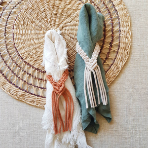 2025 India Luxe ronds de serviette faits à la main supports décoratifs uniques pour les thèmes occidentaux serviettes à manger en vrac - Product Image 6