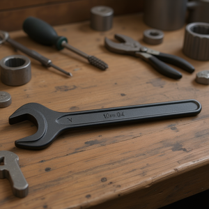 Clé à molette noire de 10 mm 894 avec clé blanche de 104 mm de longueur, outils d'atelier - Product Image 3