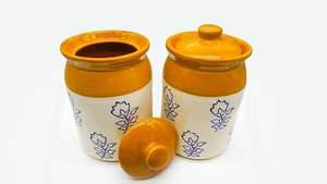 Pot en céramique fait main pour le thé, le café et le sucre, pot en céramique design pour l'organisation du comptoir de cuisine par HAND MADE CRAFT - Product Image 5