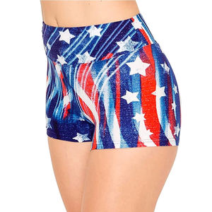 Workout Yoga Wear Breathable Fabric <b>Women</b> Cotton <b>Shorts</b> Your Own Logo Design Sublimation Printing <b>Women</b> Wear <b>Shorts</b> - Product Image 5