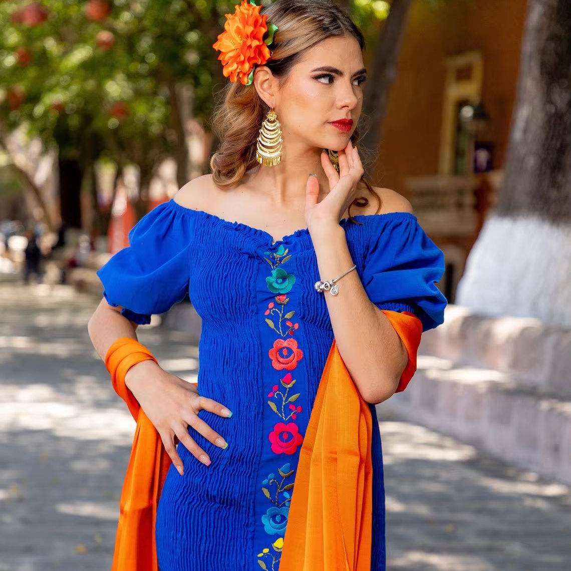 Vestido Artesanal Vestido Bebe Mexicano Vestido Artesanal Ropa - Main Image