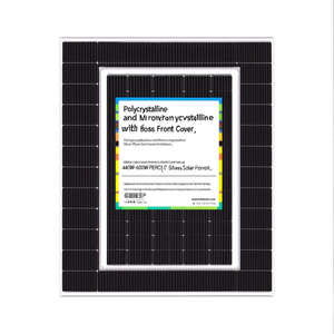Panneau solaire en silicium polycristallin et monocristallin 440W-600W PERC avec couvercle avant en verre - Product Image 2