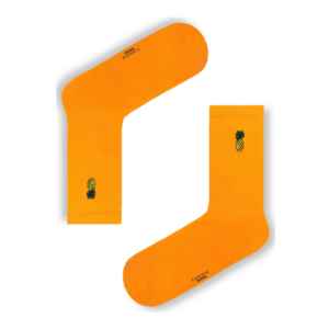 Caja de 5 Calcetines Bordados con Estampado de 2 Frutas, Transpirables, Transparentes, con Logotipo Personalizado, Talla Única para Niño, Coloridos, para Uso Diario en Verano - Product Image 3