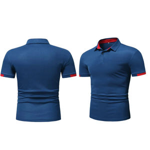 Camisa Polo de algodón para hombre, logotipo personalizado estampado, manga corta, Polo bordado, proveedor de ropa al por mayor - Product Image 4