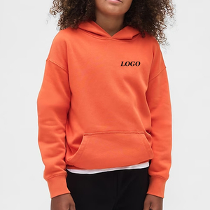 เสื้อฮู้ดเด็กผู้ชายผ้าฟลีซสีพื้น สำหรับฤดูหนาว ใส่สบาย ผลิตจากผ้าฝ้ายผสมโพลีเอสเตอร์ / ราคาถูกสำหรับผู้ซื้อจำนวนมาก แขนยาว - Product Image 1