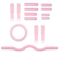 Haltères personnalisées, bracelets de poids en silicone, bracelets de poignet à la cheville, barre d'haltères, anneau de puissance, accessoires de Pilates, tapis de yoga