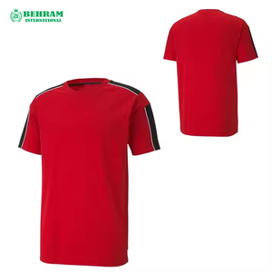 เสื้อยืดแขนสั้นผู้ชายลำลอง ผ้าฝ้าย 100% เป็นมิตรกับสิ่งแวดล้อม แห้งเร็ว ทรงหลวม ไซส์ใหญ่ คอกลม สีดำ สีขาว สำหรับออกกำลังกาย วิ่ง ฟิตเนส - Product Image 5