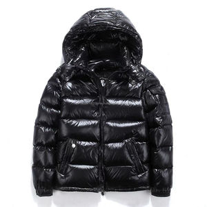 Veste à capuche pour homme de style streetwear, personnalisée, en toile, col montant, logo sur le devant, écologique, respirante, imperméable et coupe-vent, 2025 - Product Image 3