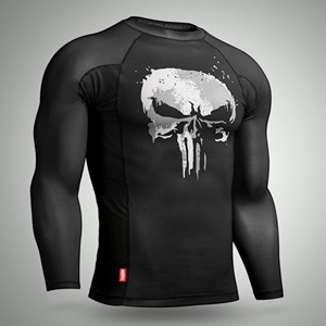 Custom BJJ Rashguard Compression <b>Shirt</b> No Gi MMA Grappling Top Long Sleeve Jiu Jitsu Training Uniform Fight Wear <b>Men</b> Women Gear - Product Image 1