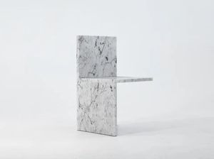 เก้าอี้โต๊ะเก้าอี้หินอ่อนสีขาวสำหรับตกแต่ง - Product Image 6