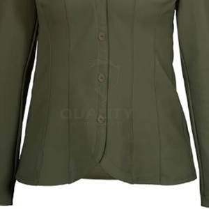 Ropa de caballo cómoda y elegante, abrigo de exhibición de equitación para mujer con paneles elásticos, abrigo de exhibición para mujer - Product Image 5