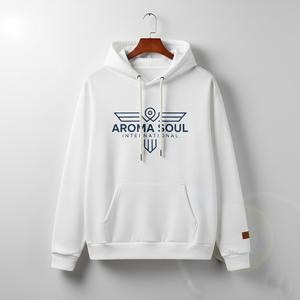 เสื้อมีฮู้ดแบบสวมศีรษะสำหรับทุกเพศผ้าฟลีซหนาสีเขียวแบบปกติระบายอากาศได้ดีทำจากผ้าฝ้าย100% ได้ดีดีไซน์ใหม่ - Product Image 3