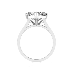 Elegante Anillo de Diamante Solitario con Corte Corazón de 3 Quilates para Mujer, Regalo de Compromiso, Boda, Aniversario, Joyería Fina de Lujo - Product Image 5