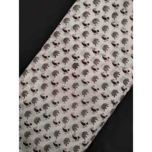 Base blanche pur coton main bloc imprimé tissu rayures 150gsm longueur courante cardé peigné tissé technique pour rembourrage - Product Image 1