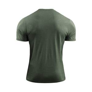 T-shirt de gymnastique à manches courtes 100% coton de haute qualité T-shirt blanc à la mode pour hommes et femmes avec logo en tissu tricoté inclus - Product Image 5