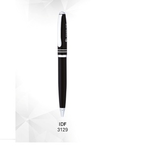 ปากกาลูกลื่นแท่งโลหะสีดำ/ทองผสมหรูหราออกแบบมาอย่างมีเอกลักษณ์พร้อมความกว้างในการเขียน0.5มม. สำหรับเป็นของขวัญเพื่อการส่งเสริมธุรกิจ - Product Image 6