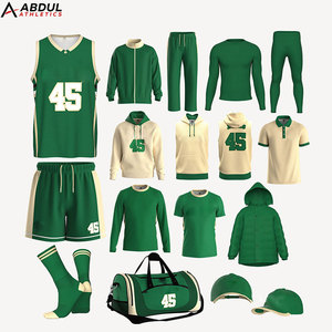 Ensemble d'uniformes de basket-ball en tissu doux et respirant, confortable à porter, adapté aux clubs sportifs, aux équipes scolaires et au quotidien - Product Image 1