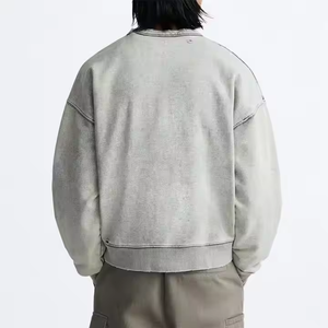 Sudaderas para Hombre, Personalizadas, Unisex, Lisas, de Invierno, de Manga Larga, Gruesas, con Lavado Ácido - Product Image 3