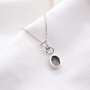 Turquoise Gemstone Gros Pendentif 925 Sterling Silver Fine Jewelry Pendentif Avec 925 Timbre Argent Femmes Pendentif Bijoux - Product Image 2