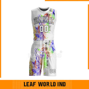 Ensemble maillot et short de basket-ball pour jeunes vêtements d'équipe uniforme de basket-ball par sublimation à bas prix - Product Image 2