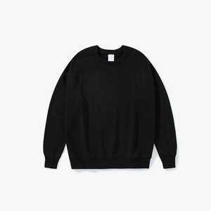Premium Vintage Plain Unisex bordado en Blanco polar de gran tamaño cuello redondo sudadera ropa de algodón Hombre Sudaderas Casuales - Product Image 3
