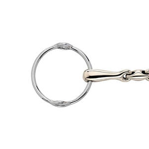 OEM KK ultra Gag bit sensogan 16mm | ดอกฝึกม้าแบบข้อต่อคู่ทำจากสเตนเลสสตีลสำหรับขี่ม้าอังกฤษ & กระโดด - Product Image 4