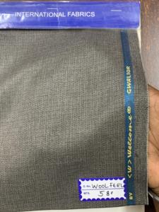 Most Searched Plain Dyed Heavyweight Slub Style Polyester Woolen Club Suiting <b>Fabric</b> for Garments Exports From India for Boys - Product Image 3