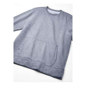 ใหม่คุณภาพสูงผ้าฝ้าย 100% เสื้อระบายอากาศครึ่งซิปจัมเปอร์แขนยาว 1/4 Zip เสื้อสวมหัวไตรมาสซิปเสื้อ - Product Image 2