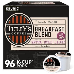 Mélange de café pour le petit-déjeuner Tully's Coffee, dosettes K-Cup individuelles Keurig, café torréfié léger, 96 unités - Product Image 6