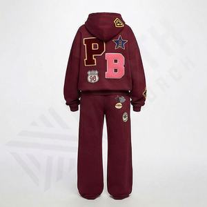 Conjunto Deportivo de Invierno para Mujer, 100% Algodón, Transpirable, de Alta Calidad, Talla Grande, para Correr, de Secado Rápido, Diseño 2 en 1 Estampado - Product Image 2