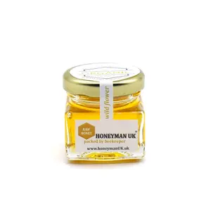 Honey suppliers 40g Floral Aroma fruity notes Delicious honey products 100% Organic Wildflower Honey in Glass Bottle