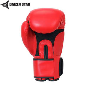 Gants de boxe d'entraînement en PU durables pour le sparring, le kickboxing, le MMA, respirants, évacuant l'humidité, protection UV, boucle et crochet réglables - Product Image 3