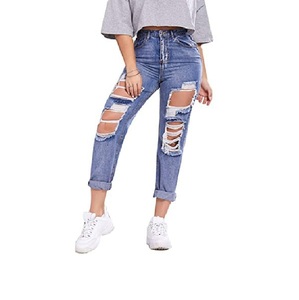 Pantalon croisé pour homme en tissu Oxford, legging en jean décontracté respirant sur le devant - Product Image 3