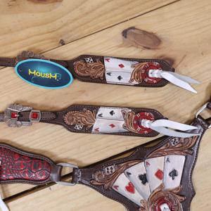 Horse Equine Western Leather Saddle with Full Tack Set Breastplate, Bridle Tooling & Carving Leather Manufacturer in India - Product Image 2
