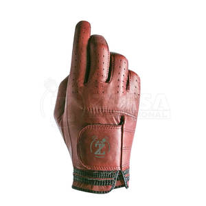 Venta al por mayor de guantes de golf de cuero genuino suave Premium con logotipo personalizado equipo de entrenamiento transpirable para deportes - Product Image 2