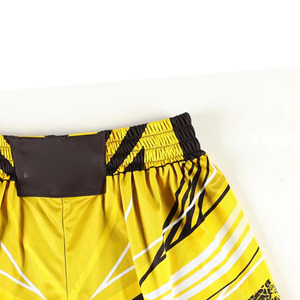 Shorts de combat MMA personnalisés avec logo sur le devant, taille élastique en satin, imperméables, respirants, séchage rapide, athlétiques - Product Image 6