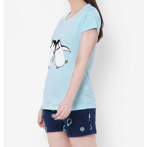 Vente en gros du meilleur fournisseur Ensemble t-shirt et short pour femmes à séchage rapide Fabrication sur mesure Ensemble t-shirt et short pour femmes - Product Image 2