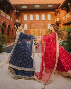 Filet de travail exclusif à broderie lourde Anarkali Salwar Kameez Party Wear Robe pakistanaise Design Vêtements indiens - Product Image 5