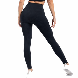 Mallas deportivas de Yoga para mujer de algodón 2025 de cintura alta personalizadas 100%, ropa deportiva activa de alta calidad para gimnasio, logotipo personalizado, servicio OEM ODM - Product Image 4