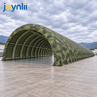 Abri gonflable de grande portée pour chantier de construction, entrepôt et hangar d'avions