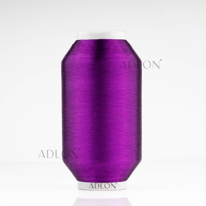 เส้นด้ายเมทัลลิก VIOLET ความเหนียวสูง ชนิด MS 2 ชั้น 75D ทุกสี จำหน่ายจำนวนมากสำหรับงานทอผ้าและผ้าตกแต่ง พร้อมบริการ OEM - Product Image 3
