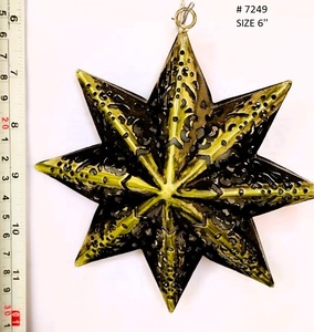 Regalo de Navidad Árbol de Navidad colgante forma de corazón Navidad metal colgante Malti color completo - Product Image 5