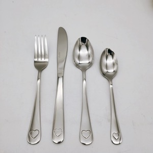 Ensemble de couverts de qualité supérieure Vintage mariage argent couverts en gros cuillère fourchette couteau inoxydable Seel - Product Image 1