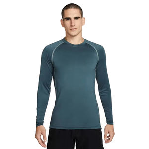 Camiseta Deportiva Americana de Manga Larga, Protección Solar, Secado Rápido, para Natación, Entrenamiento, Impresión Digital, Poliéster, Nailon, para Adultos - Product Image 2